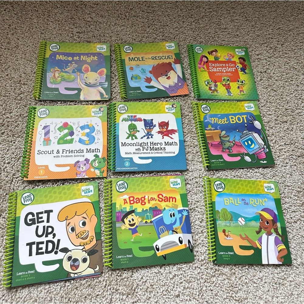 LeapStart Go Pen & 9 Books